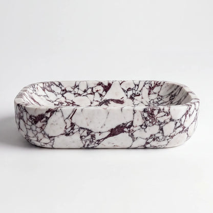 RMD-135  Square calacatta viola Vessel Sink Basin