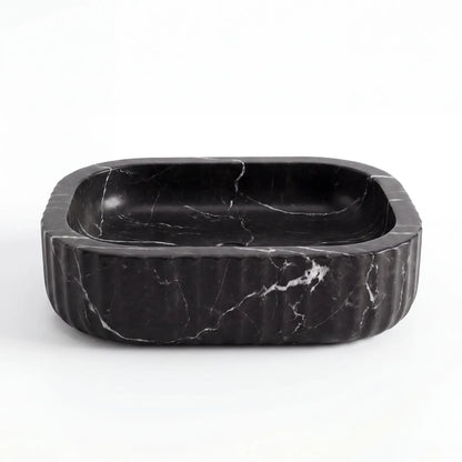 RMD-139 Rectangle Nero Marquina Vessel Sink Basin
