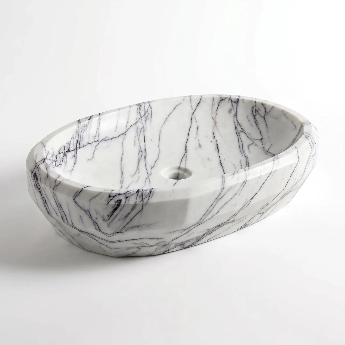 RMD-145 Round Lilac Vessel Sink Basin