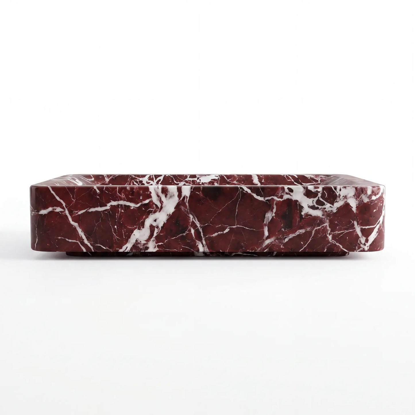 RMD-148 Oval Rosso Levanto Vessel Sink Basin