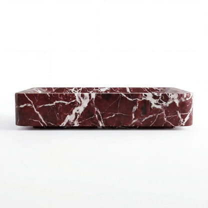 RMD-148 Oval Rosso Levanto Vessel Sink Basin