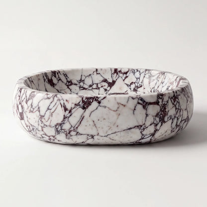 RMD-152  Square Calacatta viola Vessel Sink Basin