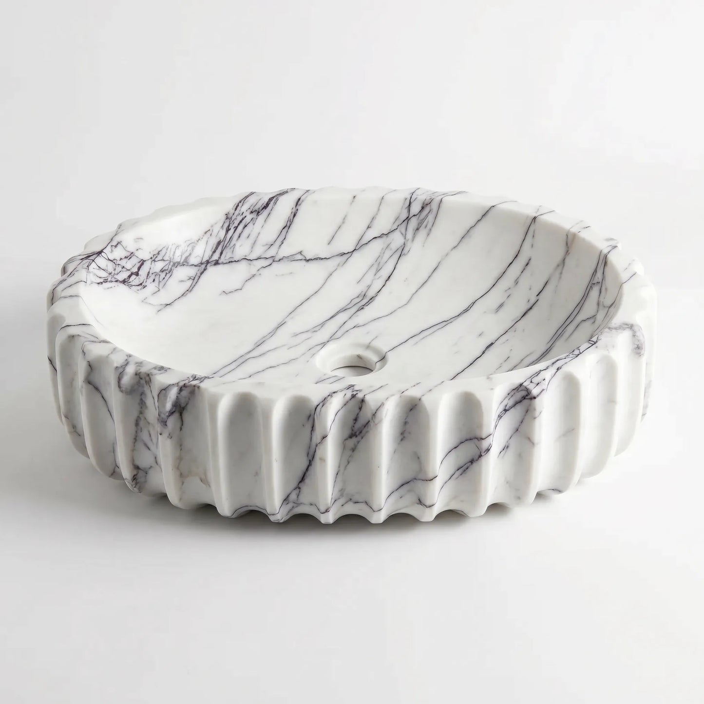 RMD-158  Square Lilac Vessel Sink Basin