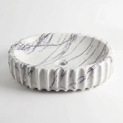 RMD-158  Square Lilac Vessel Sink Basin