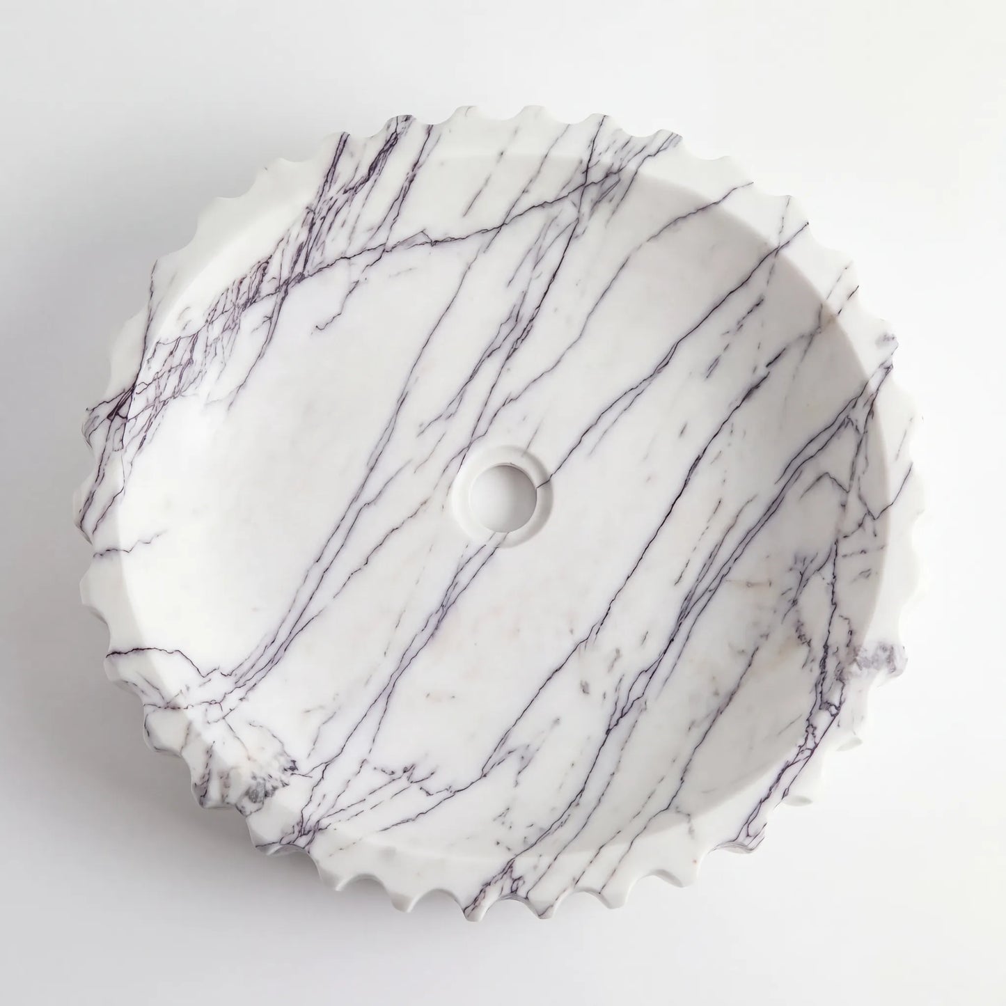 RMD-158  Square Lilac Vessel Sink Basin