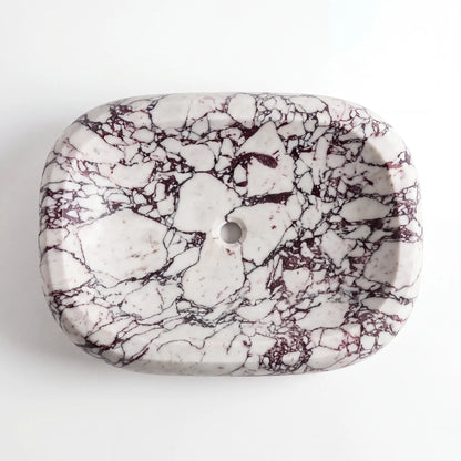 RMD-160 Round Calacatta viola Vessel Sink Basin