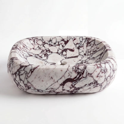 RMD-160 Round Calacatta viola Vessel Sink Basin