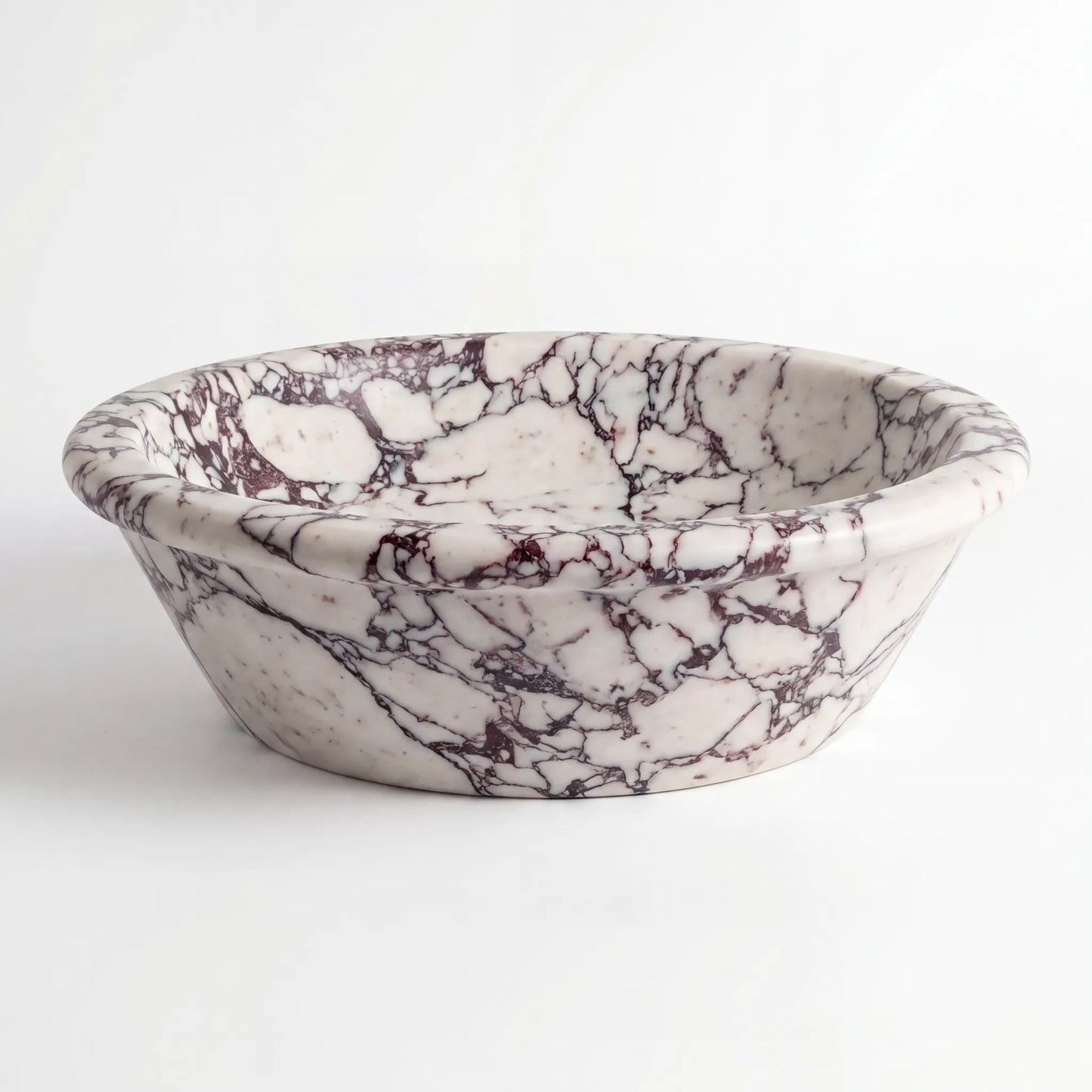RMD-165  Round Calacatta viola Vessel Sink Basin