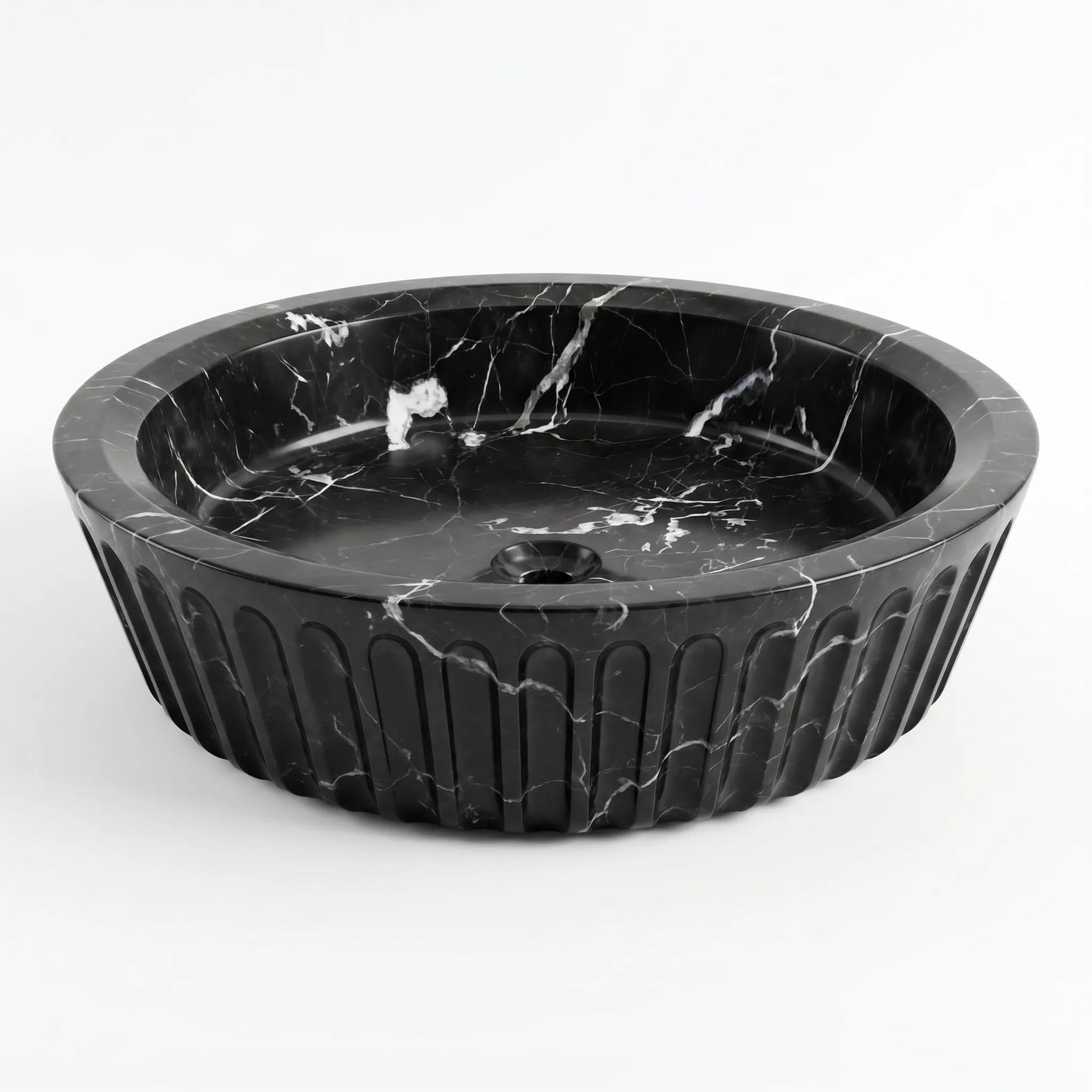 RMD-170 Rectangle Nero Marquina Vessel Sink Basin