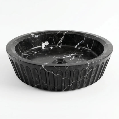 RMD-170 Rectangle Nero Marquina Vessel Sink Basin