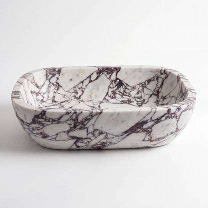 RMD-171  Square Calacatta viola Vessel Sink Basin