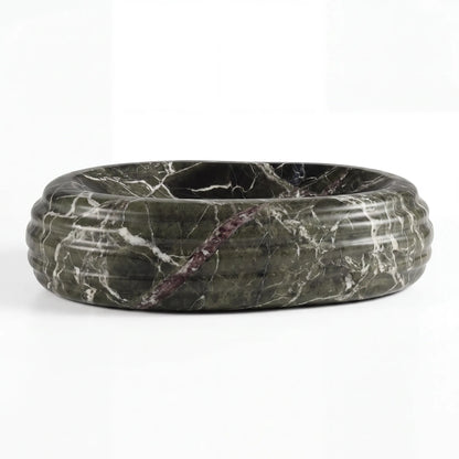 RMD-172 Rectangle Green Marble Vessel Sink Basin
