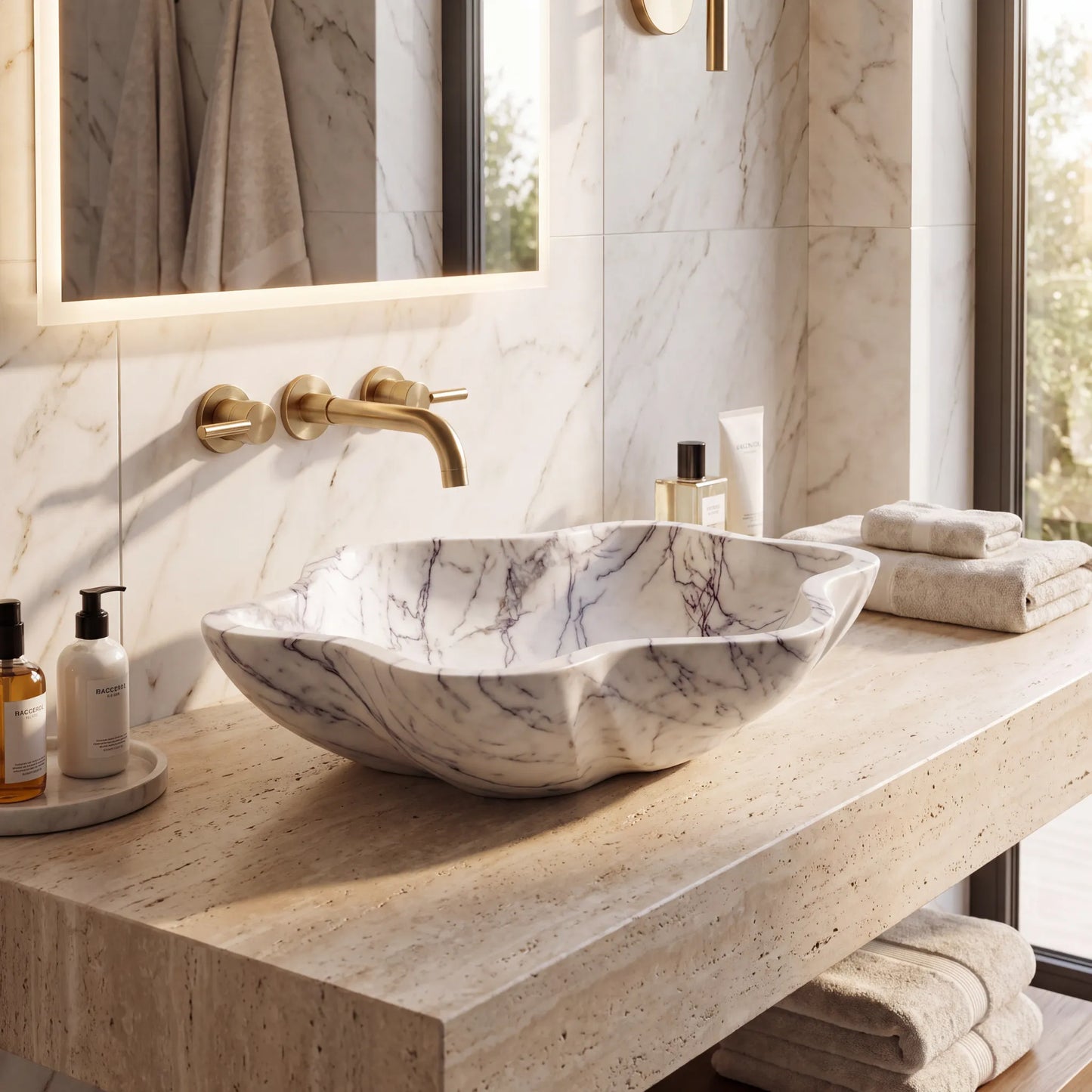 RMD-184 Round Lilac  Vessel Sink Basin