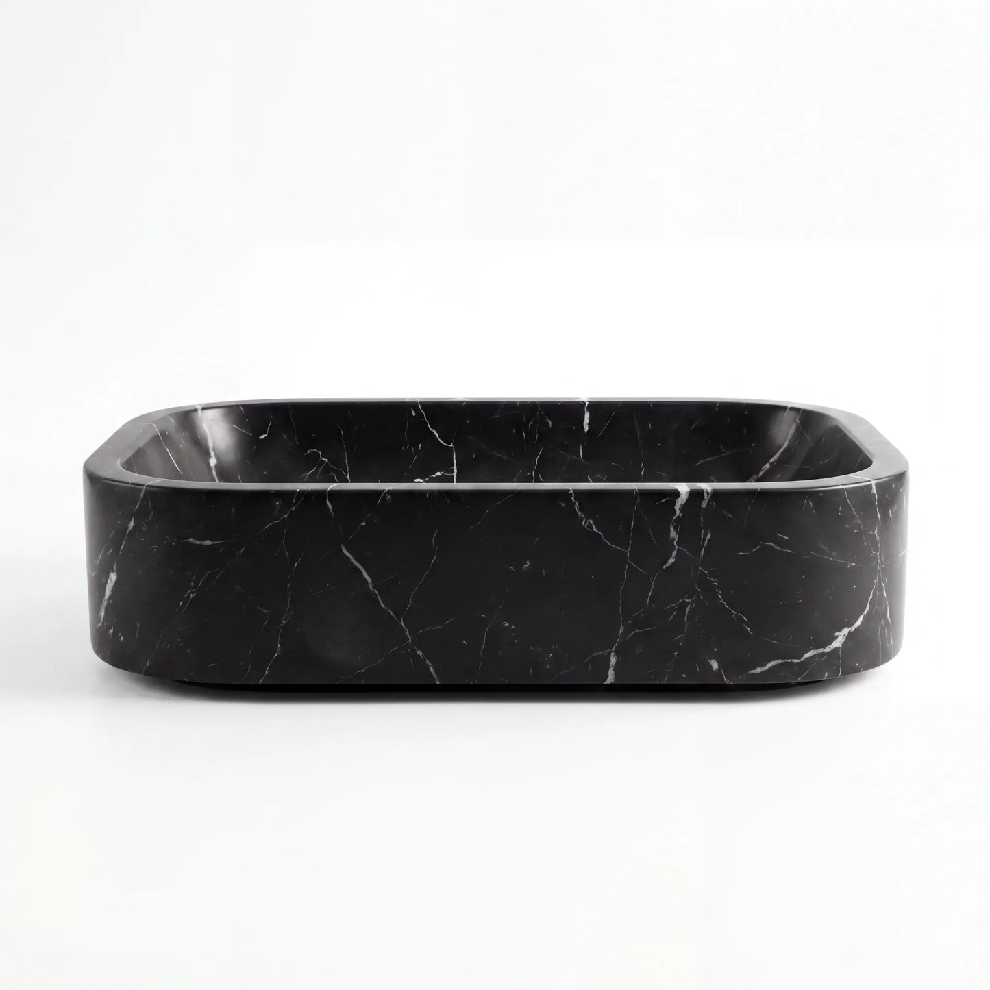 RMD-201 Rectangle Nero Marquina Vessel Sink Basin