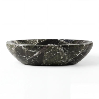 RMD-202 Rectangle Green Marble Vessel Sink Basin