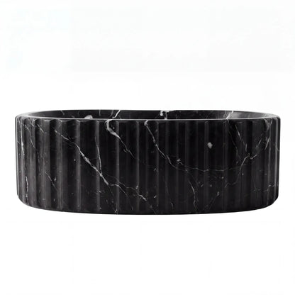 RMD-215 Rectangle Nero Marquina Vessel Sink Basin