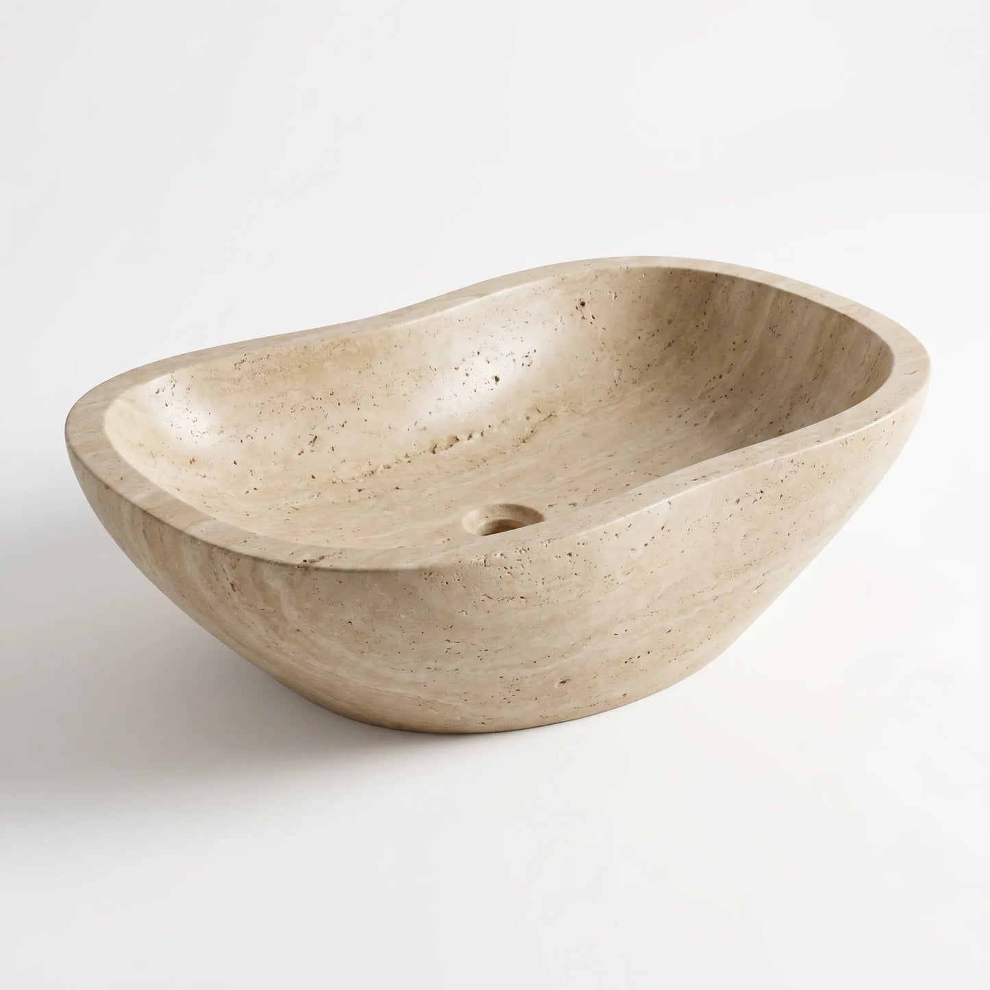 RMD-217 Round Calacatta Gold Vessel Sink Basin