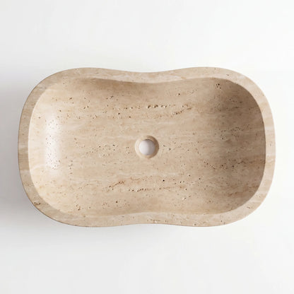 RMD-217 Round Calacatta Gold Vessel Sink Basin