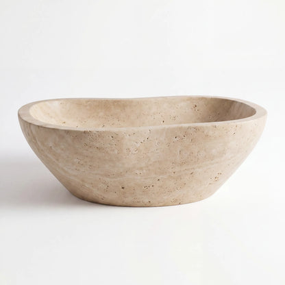 RMD-217 Round Calacatta Gold Vessel Sink Basin