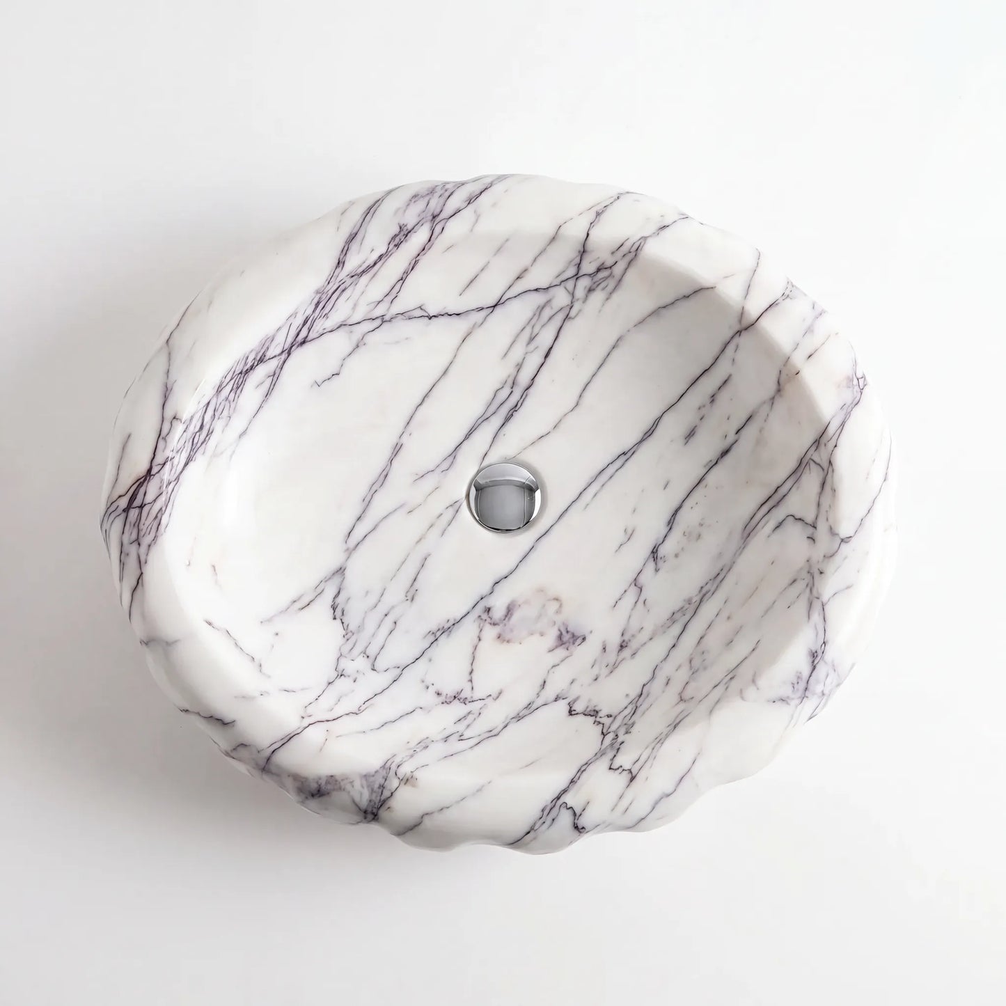 RMD-235  Round Lilac Vessel Sink Basin