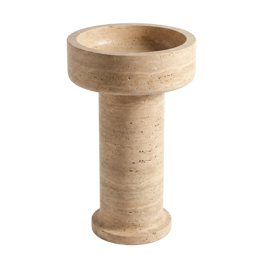 Alderwick – Travertine Pedestal Sink