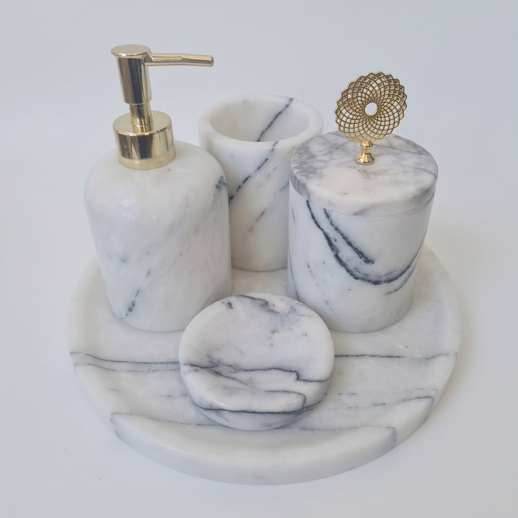 Lilac Bathroom Set 5 Pieces