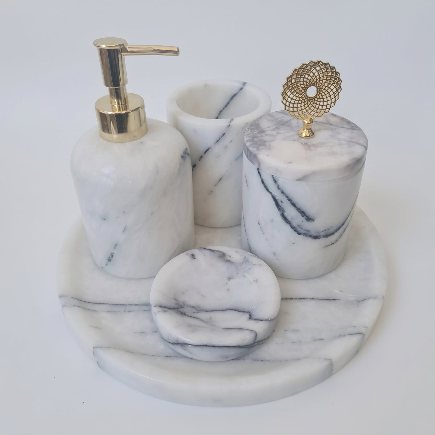 Lilac Bathroom Set 5 Pieces