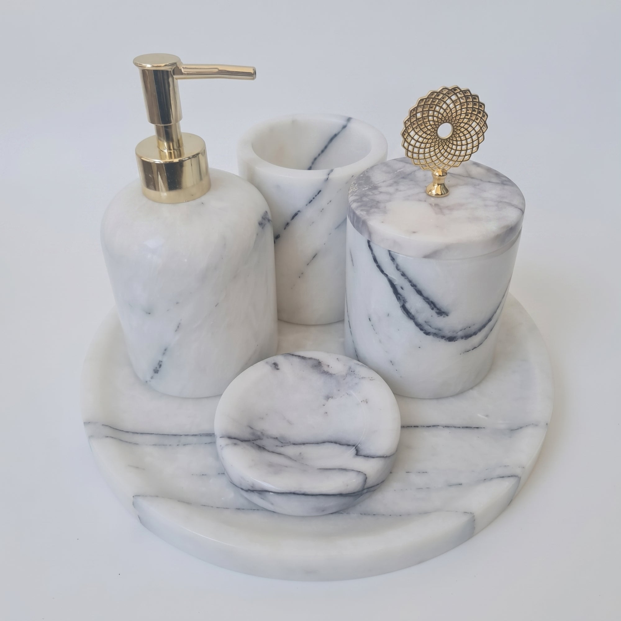 Lilac Bathroom Set 5 Pieces