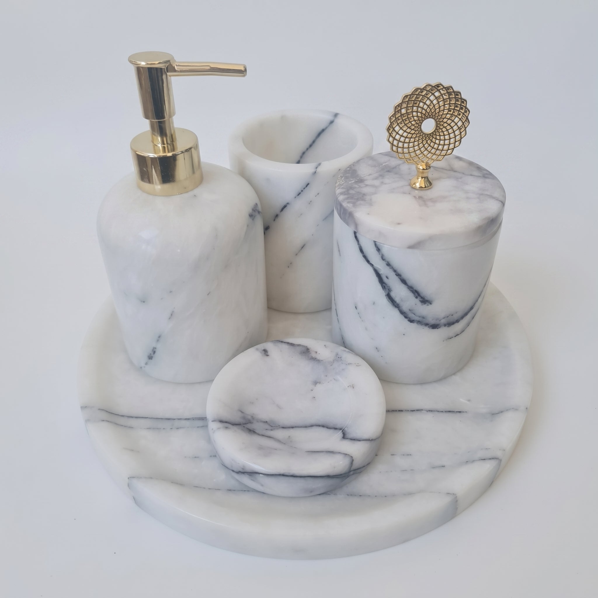 Lilac Bathroom Set 5 Pieces