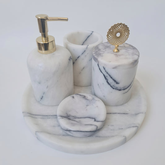 Lilac Bathroom Set 5 Pieces
