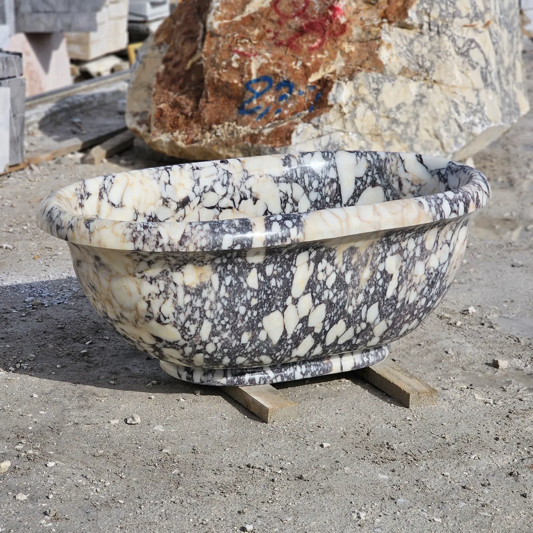 Calacatta Viola Marble Bathtub