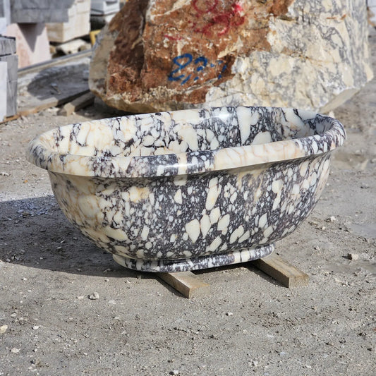 Calacatta Viola Marble Bathtub