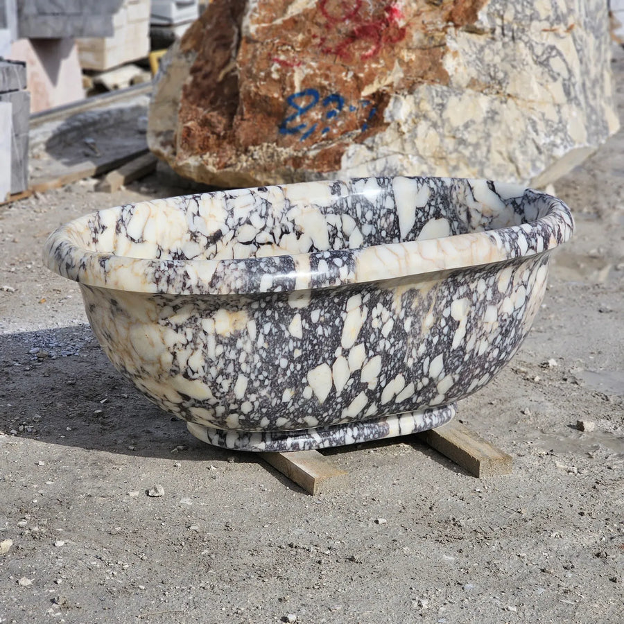 Calacatta Viola Marble Bathtub