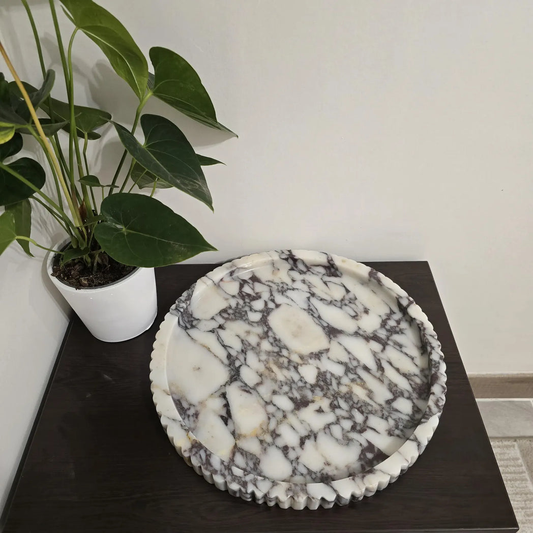 Calacatta Viola Marble Tray